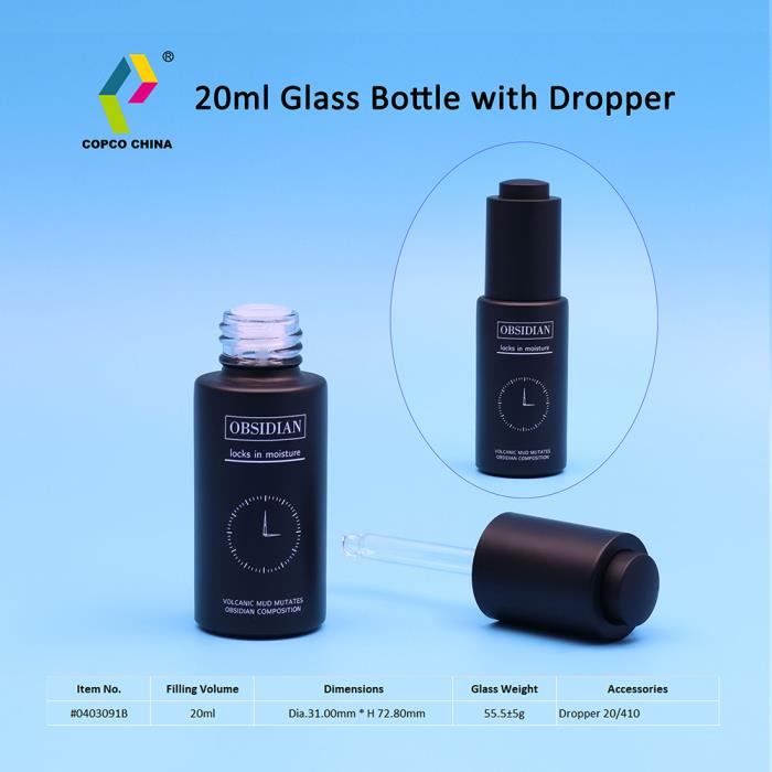 20ml glass dropper bottle